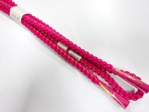 未使用品　正絹　手組帯締め